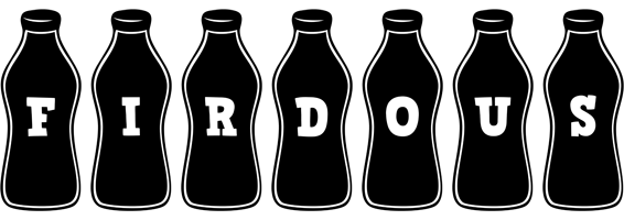 Firdous bottle logo