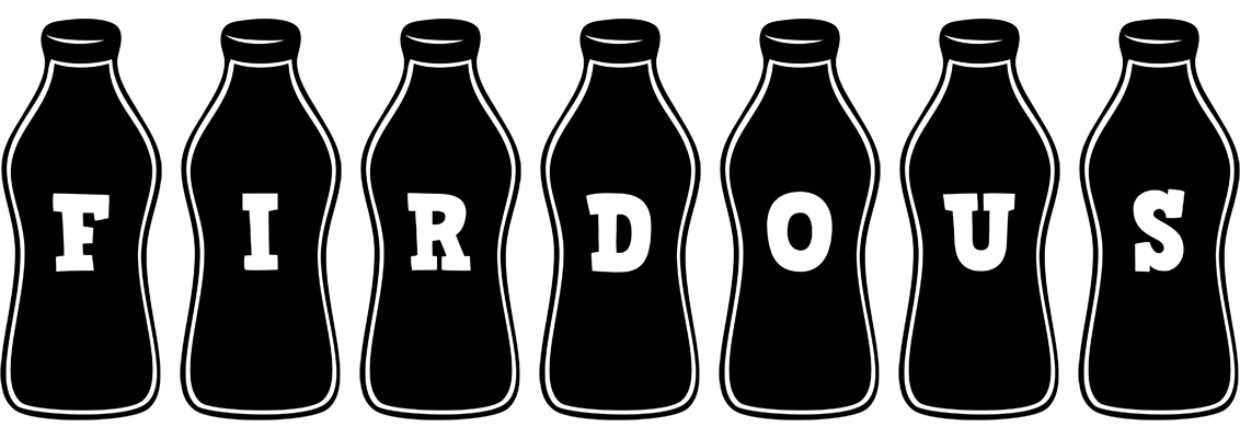 Firdous bottle logo