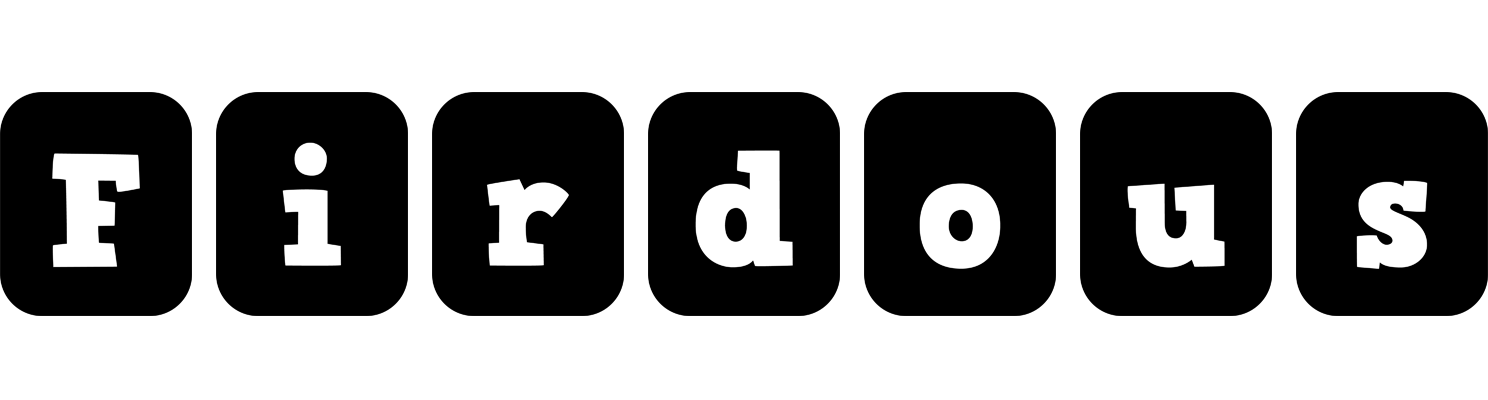 Firdous box logo