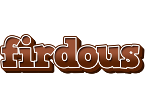 Firdous brownie logo