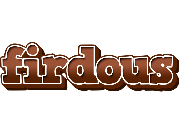 Firdous brownie logo