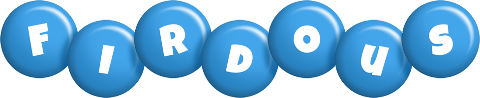 Firdous candy-blue logo