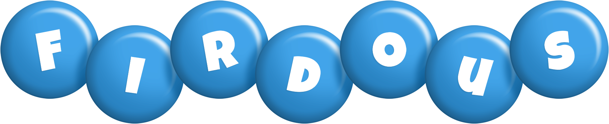 Firdous candy-blue logo