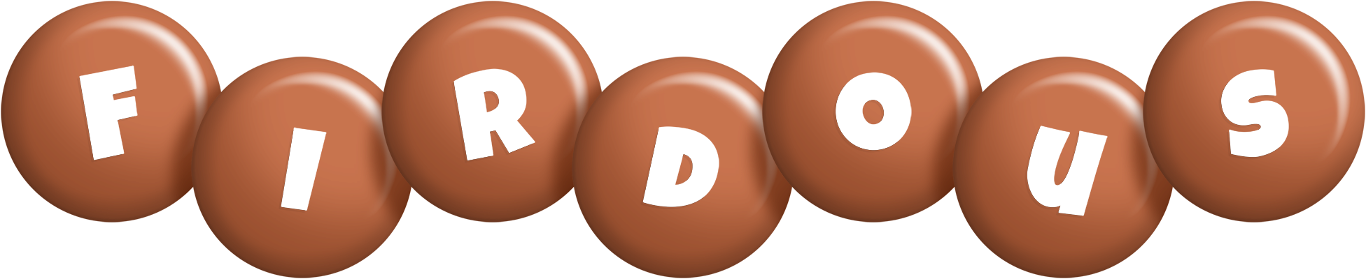 Firdous candy-brown logo