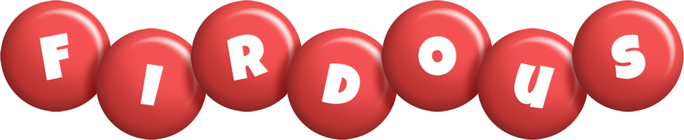 Firdous candy-red logo