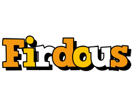 Firdous cartoon logo