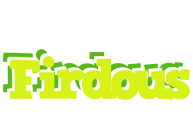 Firdous citrus logo