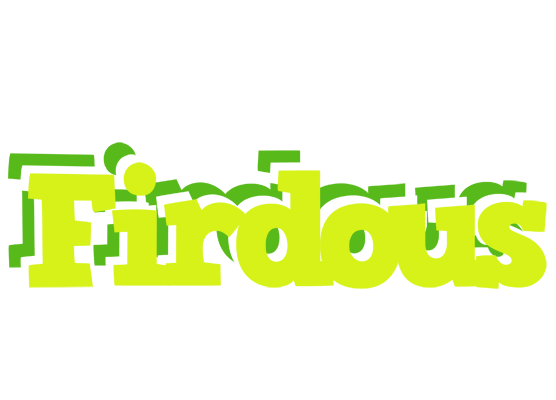 Firdous citrus logo