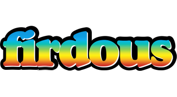 Firdous color logo