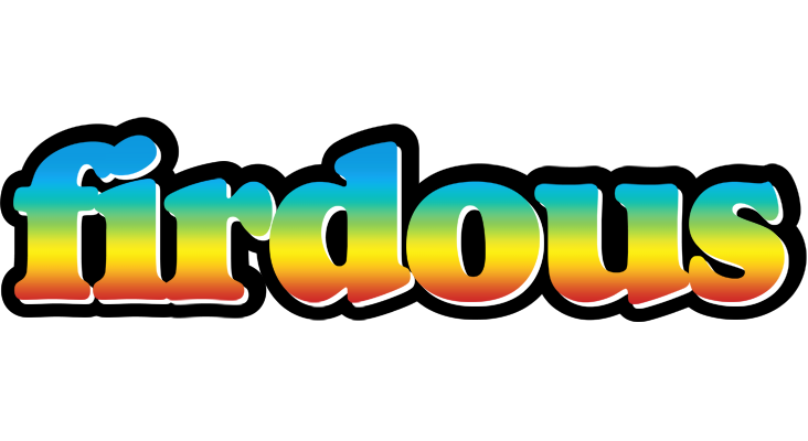 Firdous color logo