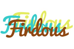 Firdous cupcake logo