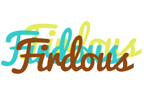 Firdous cupcake logo