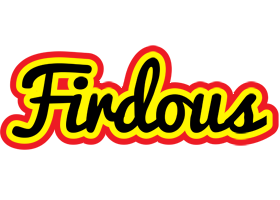 Firdous flaming logo