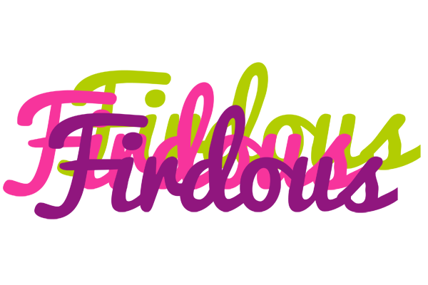 Firdous flowers logo