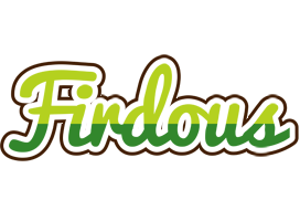 Firdous golfing logo