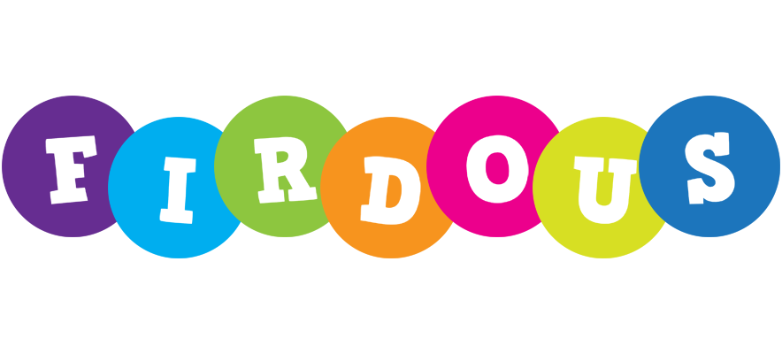 Firdous happy logo