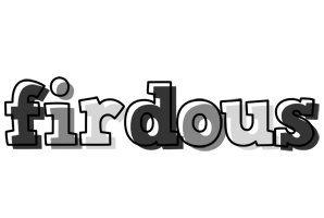 Firdous night logo
