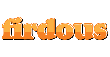 Firdous orange logo