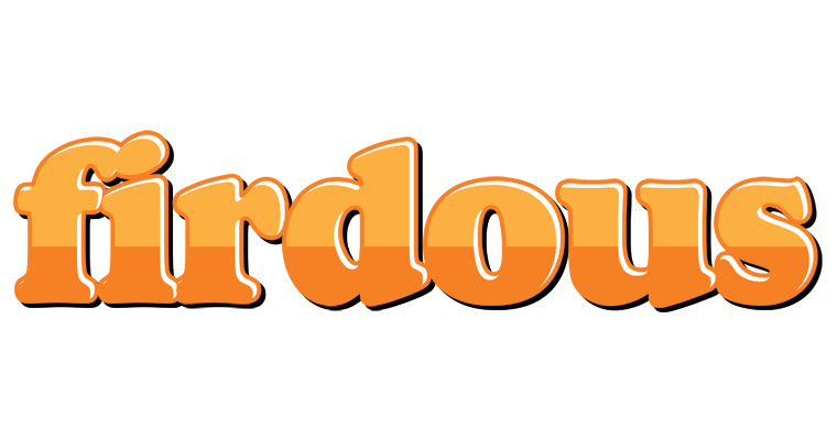 Firdous orange logo