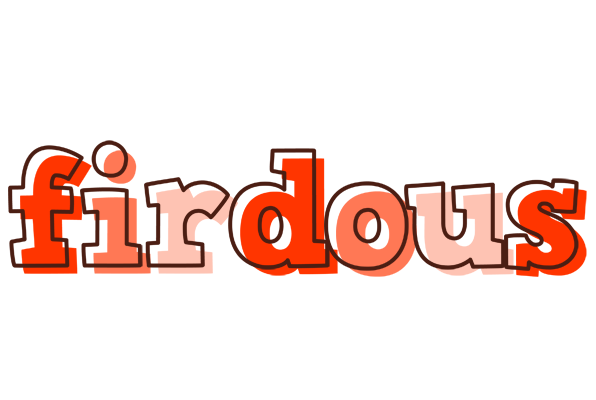 Firdous paint logo