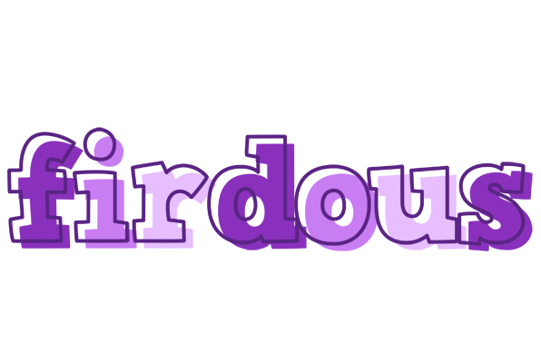 Firdous sensual logo