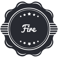 Fire badge logo
