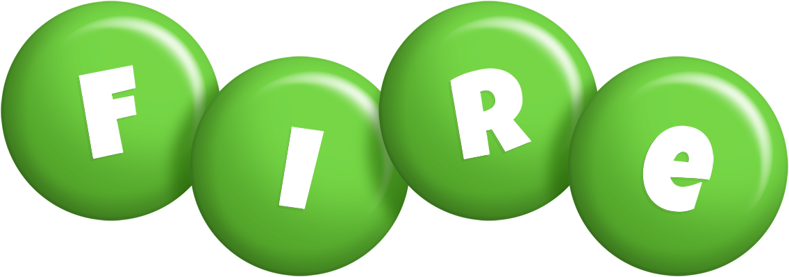 Fire candy-green logo