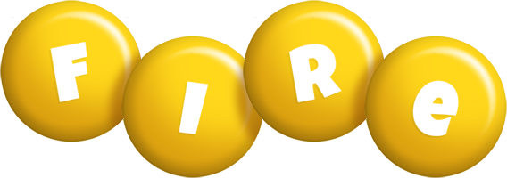 Fire candy-yellow logo