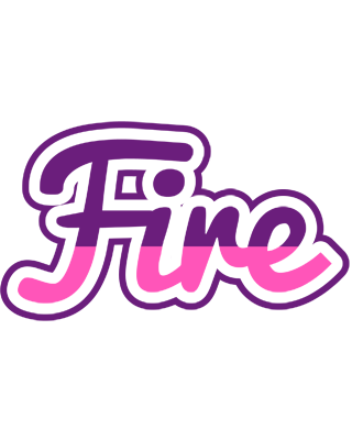 Fire cheerful logo