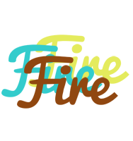 Fire cupcake logo