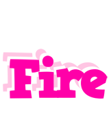 Fire dancing logo