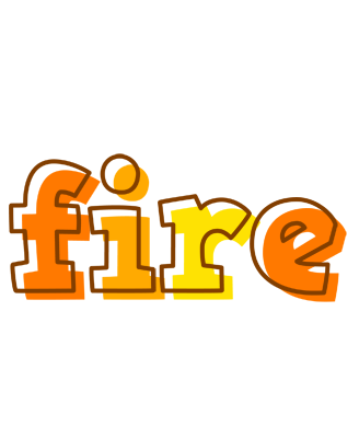 Fire desert logo