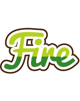 Fire golfing logo