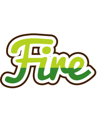 Fire golfing logo