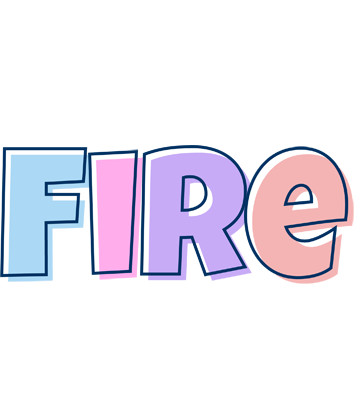 Fire pastel logo