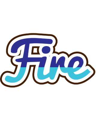 Fire raining logo