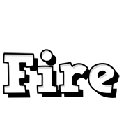 Fire snowing logo