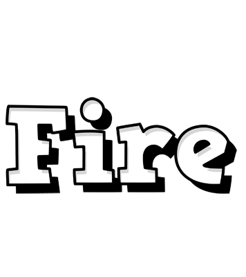 Fire snowing logo