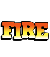 Fire sunset logo