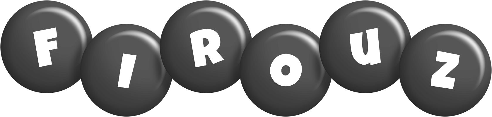Firouz candy-black logo