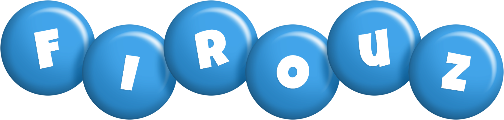 Firouz candy-blue logo