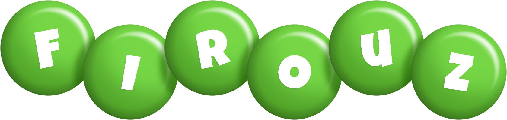 Firouz candy-green logo