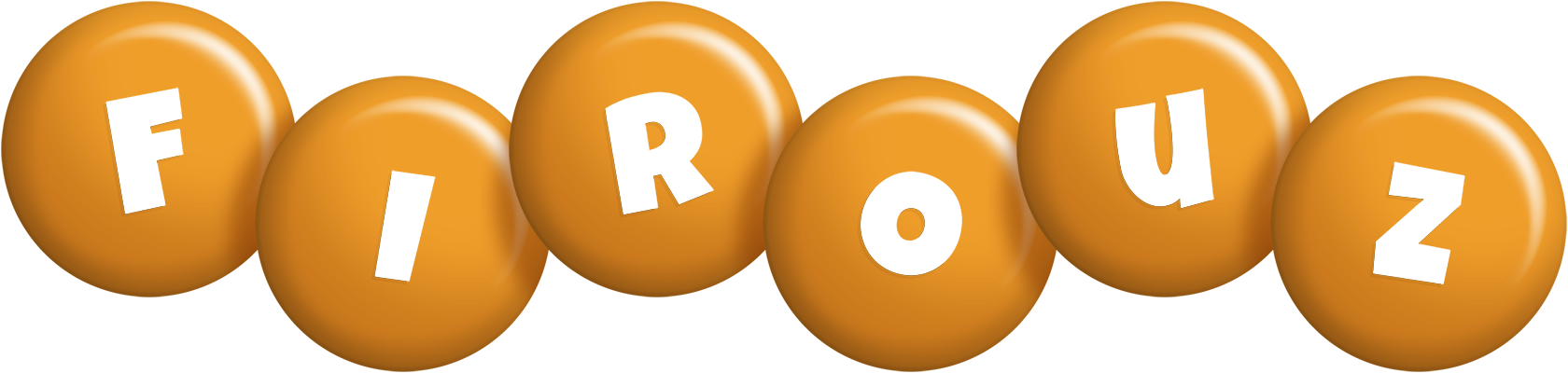 Firouz candy-orange logo