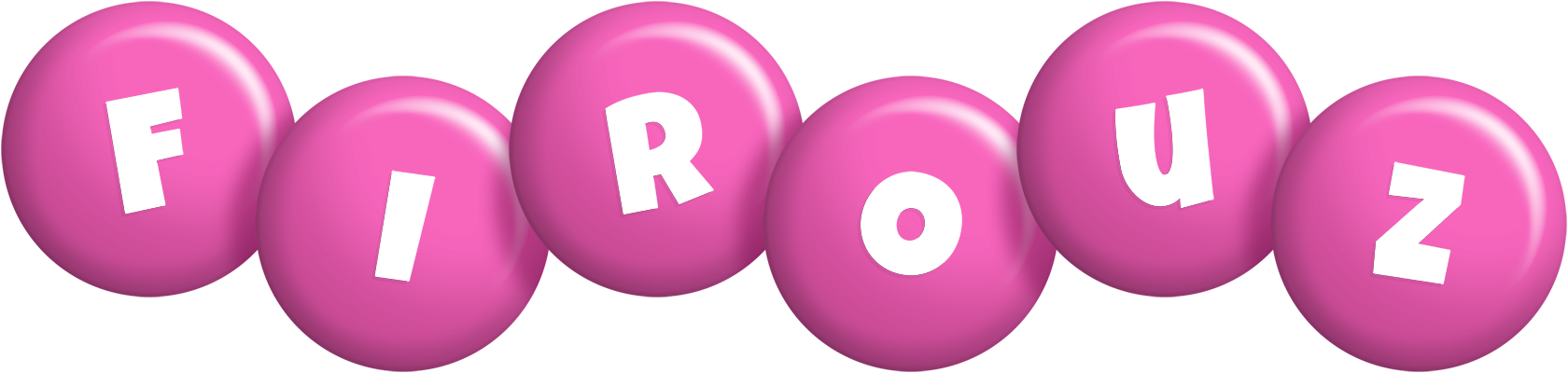 Firouz candy-pink logo