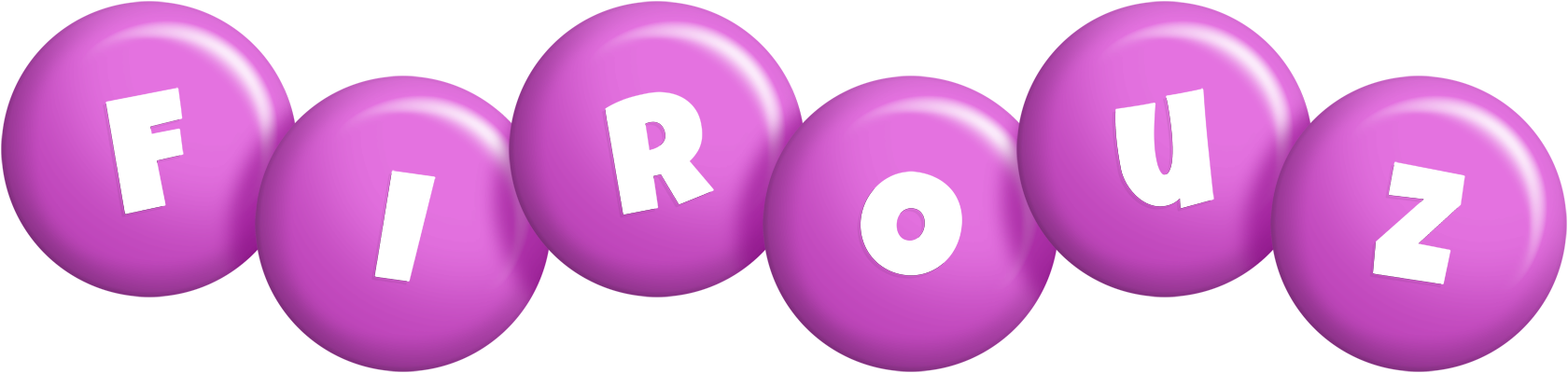 Firouz candy-purple logo