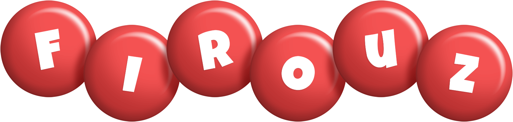 Firouz candy-red logo
