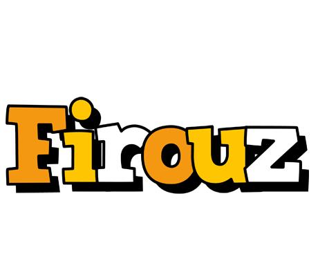 Firouz cartoon logo