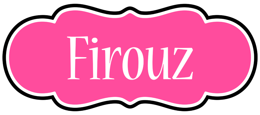 Firouz invitation logo