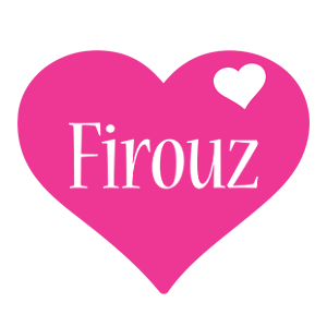 Firouz love-heart logo