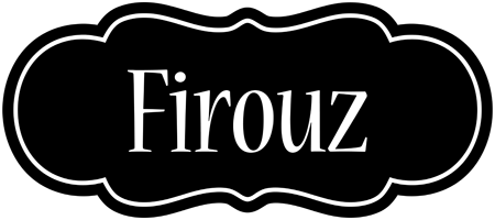 Firouz welcome logo